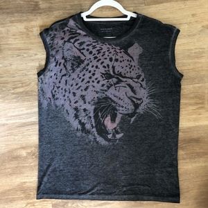 All Saints • Leopard Cat Tank  • Medium